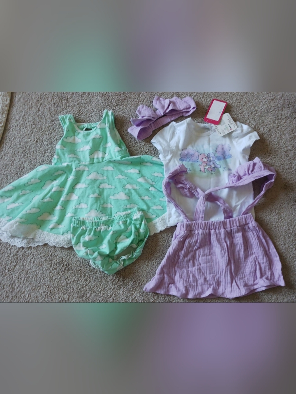 2 Care Bears Baby Girl Outfits